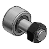 CFFRT, CFFRTS - 凸轮轴承随动器-带润滑脂补充孔用安装螺纹孔-平头型