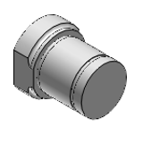 FXJA, PFXJA, SFXJA - 悬臂销-螺栓安装-台阶型/带扣环沟槽型