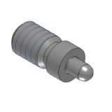 SPSNT, SPSNS - Perni di posizionamento diametro piccolo - Filettatura maschio - Con spallamento - Profilo punta sferico - Tolleranza standard