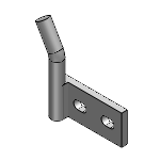RGWS - 焊接夹具用普通导件 - 腰形孔横向双孔型 -