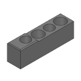 SL-UKUFJ - Precision Cleaning Locators - Flat, Two Dowel Holes and Two Through Holes