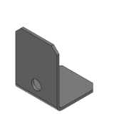 FSLAS - L Shaped Sheet Metal Mounting Brackets - Dimension Configurable Type - FSLAS