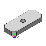 HFFCB - 6 Surface Milled Mounting Plates / Brackets - External Dimension Configurable - HFFCB