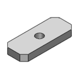 HFMSA - 6 Surface Milled Mounting Plates / Brackets - External Dimension Configurable - HFMSA