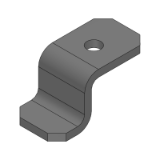 SL-SWCAS, SH-SWCAS, SHD-SWCAS - (Precision Cleaning) Z Bend Sheet Metal Mounts - 2 Holes, 1 Hole