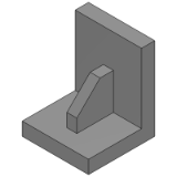 SL-WAS, SH-WAS, SHD-WAS - (Precision Cleaning) L-Shaped Welded Mounts - Single Gusset Type