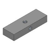 VFMQA - 6 Surface Milled Mounting Plates / Brackets - Side Hole Type - VFMQA