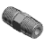SKNP - Fittings for Stainless Steel Pipes - Thread Conversion (PT-NPT) Type - Nipple