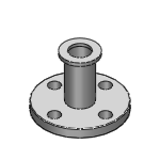 SL-FRNRFR,SH-FRNRFR,SHD-FRNRFR - (Precision Cleaning) Vacuum Pipes - Both Sides Welded, One End NW Flanged, One End Flanged