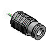 MSPCM - Cilindri pneumatici - Montaggio a pannello, ad azione singola