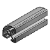 NFSR5-2020 - 5 Series (Slot Width 6mm) 20,20mm Square Aluminum Extrusions (M5, M4, M3 Nuts)   - Others