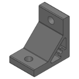 SL-NBLTS8-45, SH-NBLTS8-45, SL-HBLTS8-45, SH-HBLTS8-45 - Precision Cleaning Brackets - 8-45 Series, Thick Brackets, 45 degree Angle