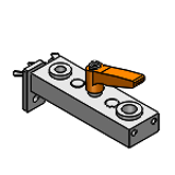 HFSJG - Dispositifs de serrage pour perçage-Orifice de type D pour raccord borgne/Usinage de l'orifice pour clé