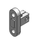 LCSBN - 铝合金型材用支座/固定夹-圆支柱型