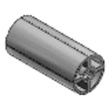 PFAUS - Profilati tubolari in alluminio - Dimensione L specificabile