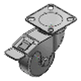 C-CTBS - Roulettes-Charge légère, matériau de roue : TPE