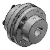 CPSHMK87 - Couplings - High Rigidity Single Disk Type (Outer Dia. 87) - For Servo Motors - One Side Clamping Keyless - One Side Key Groove