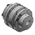 CPSWMK87 - Couplings - High Rigidity Double Disk Type (Outer Dia. 87) - For Servo Motors - One Side Clamping Keyless - One Side Key Groove