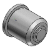 BCHP - 带柱塞功能钢珠滚轮(压入型)
