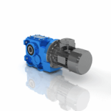 CB - Helical bevel geared motor cast iron series with compact motor