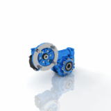SW-SWL - Double worm geared motor fitted for motor coupling version PAM with sleeve and torque limiter
