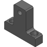 NLSCN - リニアガイド用ストッパ - ベース固定 - 位置決め用（細目ねじ穴つき） - スティール製
