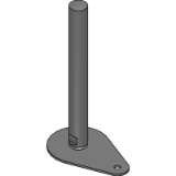 FEAML-D0-T - Leveling Adjuster with Wrench Flat at the Bottom - for use with Anchor Bolt