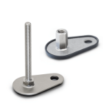 FEAMS-D0-T - Stainless Steel-Levelling feet with fixing lug