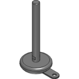 FNAMS-T - Leveling Adjuster With Wrench Flat at the Bottom - for Use With Anchor Bolt