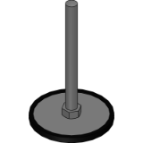 FUML-D1-S - Leveling Adjuster with External Hexagon at the Bottom