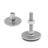FUMS-D0-S - Stainless Steel-Levelling feet without fixing lug