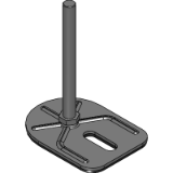FYAMS-E3-S - Leveling Adjuster with External Hexagon at the Bottom - for use with Anchor Bolt