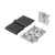 27868-20 - Cerniere di zinco pressofuso con vite di fissaggio