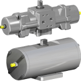 Stainless steel pneumatic actuators
