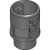 PMGOG/PMGOB, PG - Straight Connector, male metal thread