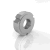ANSI - Precision locknuts radial tightening narrow series 3 tightening points stainless