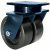 2-85 Series Casters - Kingpinless Dual Wheel Casters