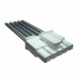 PMSS Series - PMSS Series - .165" Power Mate Single Row Discrete Wire Cable Assembly, Socket