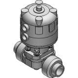 F TYPE Pneumatic DIAPHRAGM VALVE, Air to Open/Air to Close (TS socket) - ANSI/ASTM