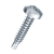 DIN 7504 N - FN 392 - galvanized blue - Self-drilling screws with tapping screw thread