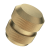 DIN 16903 S - FN 8288 - Messing, blank - Closed insert nuts with dead hole for plastics mouldings, form ´S