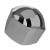 DIN 917 - FN 8212 - 6, verchromt - Hexagon cap nuts, low form