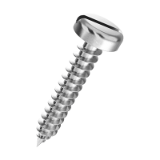 DIN 7971 C (ISO 1481) - FN 387 - rostfrei A2 - Pan head tapping screws with slot, form C