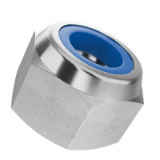 DIN 985 (ISO 10511) - FN 176 - rostfrei A2 - Prevailing torque type hexagon nuts with non-metallic, low type