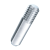 DIN 427 (ISO 2342) - FN 346 - 5.8, verzinkt blau - Slotted headless screws with chamfered end