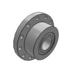 AHC_010 - Angular contact thrust ball bearings for screw drives, cartridge units with a flanged housing, super-precision