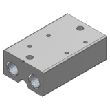 VV3QZ22 - 3/2-Wege-Elektromagnetventil / Rohrversion / Mehrfachanschlussplatte