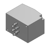 VV061 - Válvula de bloque / Electroválvula compacta de 3 vías de acción directa