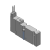 S07_5 - 5 Port Solenoid Valve/Base Mounted:Plug Lead/Single Unit
