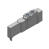 SX5000 Ventil - 5/2-Wege-Elektromagnetventil, Rohrversion